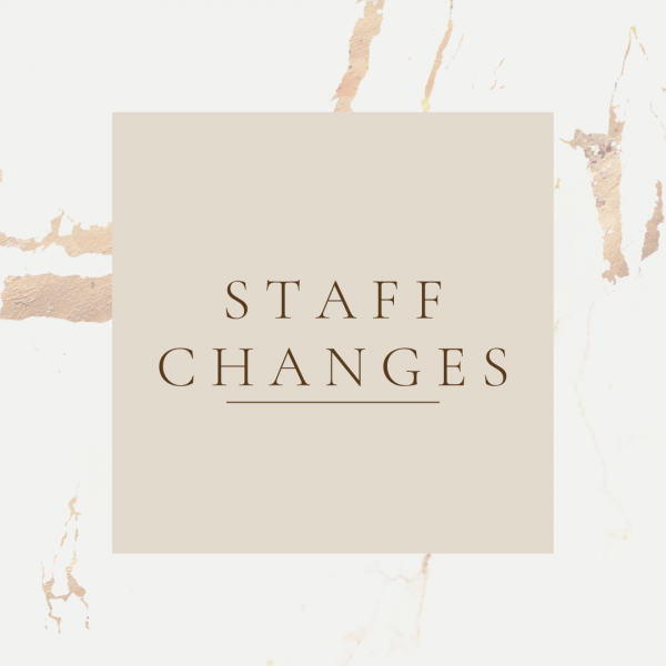 A Note on Staff Changes