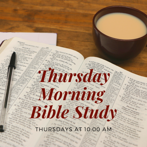 Thursday Morning Bible Study